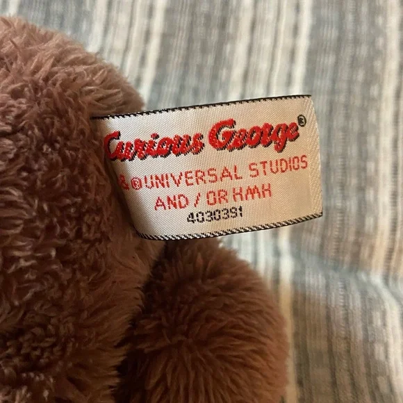 Curious George Monkey Soft Plush Stuffed Animal Gund 13” - Picture 6 of 10